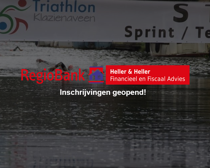 Inschrijving Alternatieve Triathlon Klazienaveen geopend!